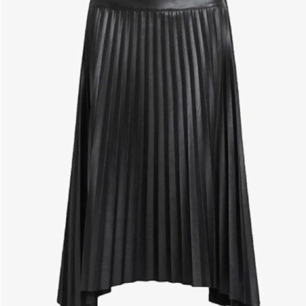 All Saints Black pleated Midi Skirt. Never worn, store return, due to zippe